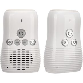 DM221 Audio Baby Monitor, 1000ft Range, Vibrating Sound Alert, Talk Back Intercom, Night Light, Noise Detection, Two Way Intercom, Point to Point (U.S.