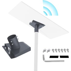 Starlink Mounting Kit Gray with Adjustable Bend Pipe Mounting Kit with Starlink Pipe Adapter Starlink Wall Mount Starlink Pole Mount for Starlink Devices Compatible with Gen3 Starlink