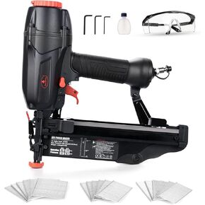 AEROPRO TOOLS Finish Nailer 16 Gauge Nail Gun 90 Nails/Min, 1-Inch to 2-1/2-Inch, Pneumatic Finish Nail Gun, Tool-Free Depth Adjustment Jam Release