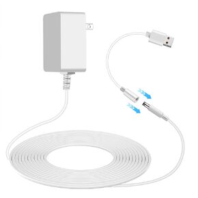 Baby Swing Power Adapter with USB Cord, Baby Swing Charger Fit for Ingenuity Swing for InLighten, InLighten Soothing, Anyway Sway, ConvertMe, Swing n Go Deluxe, SimpleComfort, Cozy Spot, Every Season