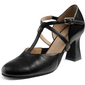 2.5" Heel T-Strap Broadway Cabaret Shoe - Lola - SD152