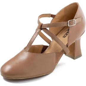 2.5" Heel T-Strap Broadway Cabaret Shoe - Lola - SD152