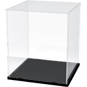 Acrylic Display Case Large Display Box for Collectibles Showcase Assemble Lego Display Case Countertop Dustproof Home Toys Figures Storage Acrylic Boxes for Display (19.68x15.74x11.8 inch)