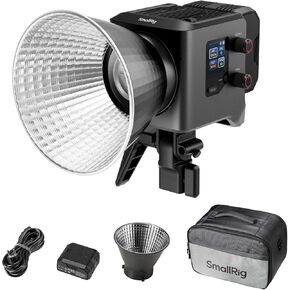 مصباح فيديو SMALLRIG RC 220B Pro 220W COB، ضوء فيديو ثنائي اللون 2700K-6500K، CRI 95+ Bowens Mount Light، يدعم 3 طرق إمداد الطاقة، التحكم في التطبيق للتصوير الفوتوغرافي واستوديو الصور - 4620