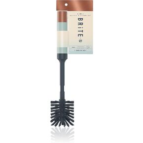Brite by Scotch-Brite 2-in-1 Bottle & Straw Brush Set, Bottle Brush, Straw Cleaner Brush