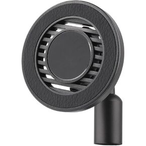 Magnetic Phone Holder for Insta360 Invisible Selfie Sticks, with Rod Clamp for Microphone Stand/Tripods/Boat Railing, Fits for 11mm-17mm Tubes (Very Small Clamp)