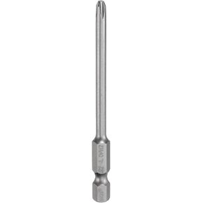 HARFINGTON #1 Phillips Screwdriver Bit PH1 1/4" Hex Shank 3.15" (80mm) Long Magnetic S2 Steel Industrial Grade Screw Driver Bit Cross Head Electric Drill Bits 0.079" (2mm) Rod
