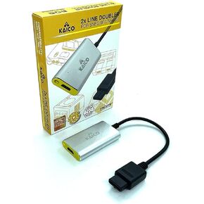 Kaico Nintendo 64 HDMI Adapter, N64 to hdmi for Nintendo 64 Super Nintendo, Super Famicom and Gamecube - Supports 2X Line-Doubling - A Simple Plug & Play for Nintendo 64, GC and SNES HDMI Adapter