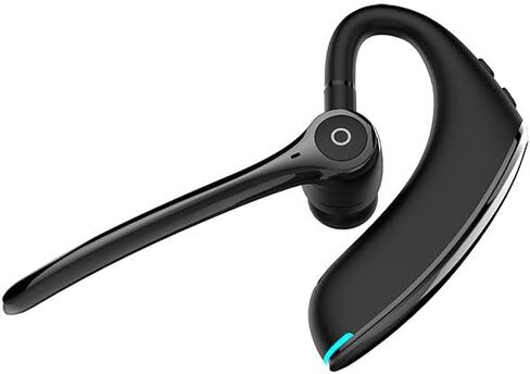 سماعة أذن بلوتوث لاسلكية من IHAO، سماعة أذن مزدوجة بخاصية إلغاء الضوضاء، ميكروفون غير مؤلم مفتوح الأذن بدون استخدام اليدين، صوت ستيريو يسار/يمين قابل للتغيير، سماعات أذن بخطاف للقيادة/العمل/صالة الألعاب الرياضية in Kuwait