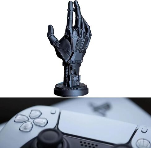 حامل وحدة التحكم في الألعاب لجهاز PS5، حامل وحدة التحكم اليدوية Cyberpunk Robot ثلاثي الأبعاد لأجهزة Xbox، ملحقات ألعاب اليد الميكانيكية لجهاز PS4، حامل شماعات سماعات الرأس لديكور المكتب (أخضر غامق) in Kuwait