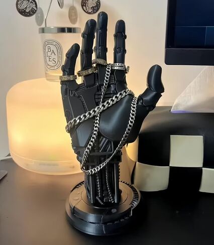 حامل وحدة التحكم في الألعاب لجهاز PS5، حامل وحدة التحكم اليدوية Cyberpunk Robot ثلاثي الأبعاد لأجهزة Xbox، ملحقات ألعاب اليد الميكانيكية لجهاز PS4، حامل شماعات سماعات الرأس لديكور المكتب (أخضر غامق) in Kuwait