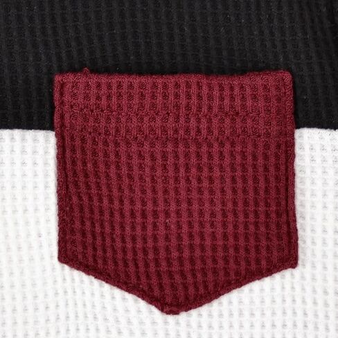 Toddler Boys Clothes Long Sleeve Patchwork Sweatshirt Pullover Tops Casual Pocket Pants Fall Winter Outfits 2-6 Years in Kuwait