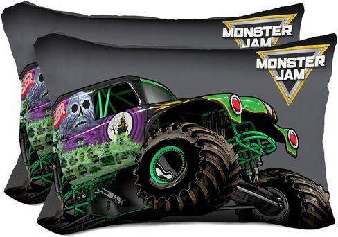 عبوة من 2 كيس وسادة ذو وجهين من Sunny Side Up Rainbow Unicorns - أغطية وسائد مزدوجة الجوانب، فراش زهور فائق النعومة للأطفال in Kuwait