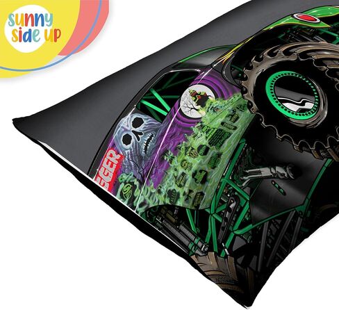 عبوة من 2 كيس وسادة ذو وجهين من Sunny Side Up Rainbow Unicorns - أغطية وسائد مزدوجة الجوانب، فراش زهور فائق النعومة للأطفال in Kuwait