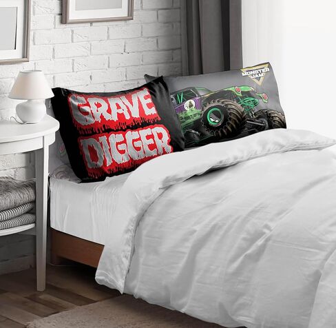 عبوة من 2 كيس وسادة ذو وجهين من Sunny Side Up Rainbow Unicorns - أغطية وسائد مزدوجة الجوانب، فراش زهور فائق النعومة للأطفال in Kuwait