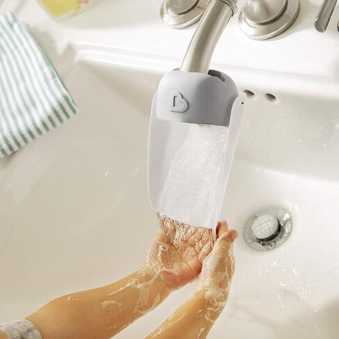 Faucet Extender for Kitchen and Bathtub Sink, Bathroom, Spout Tub, Fits Most Faucets Universal Sink Handle Extenders, Fun Hand-Washing for Babies, Toddlers and Kids (Grey) (Pack of 2) in Saudi Arabia