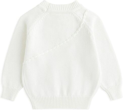 Simplee kids Baby Sweater with Bear in The Pocket Hand Crocheted Pullover Sweater Knit Toddler Clothes for Winter and Fall in Kuwait