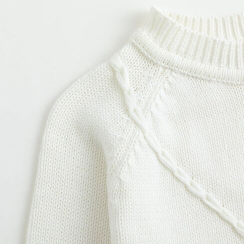 Simplee kids Baby Sweater with Bear in The Pocket Hand Crocheted Pullover Sweater Knit Toddler Clothes for Winter and Fall in Kuwait