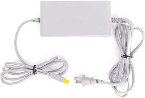 Genuine Nintendo OEM WiiU AC Adapter Power Supply Replacement Set With Wall Charger Cable Cord (Not compatible with Nintendo Wii) in Saudi Arabia