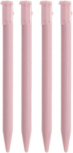 4PCS Plastic Touch Screen Pen Stylus Portable Pen for 3DS Game Console Stylus Pen (Pink) in Saudi Arabia
