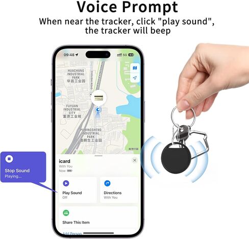 Air Tracker Tags 4 Pack Smart Tag Bluetooth Trackers Work with Apple Find My (iOS Only), Lightweight Tag Prevent Loss of Luggage Wallets Keys Bags,Replaceable Battery,IP67 Waterproof in Saudi Arabia