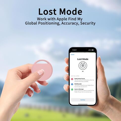 Air Tracker Tags 4 Pack Smart Tag Bluetooth Trackers Work with Apple Find My (iOS Only), Lightweight Tag Prevent Loss of Luggage Wallets Keys Bags,Replaceable Battery,IP67 Waterproof in Saudi Arabia