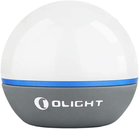 OLIGHT Obulb 55 Lumens 4-Mode Orb Light Night Lights MCC مصباح بجانب السرير قابل لإعادة الشحن مع قاعدة مغناطيسية لديكور المنزل، والحضانة، والتخييم، والمشي لمسافات طويلة (رمادي) in Saudi Arabia