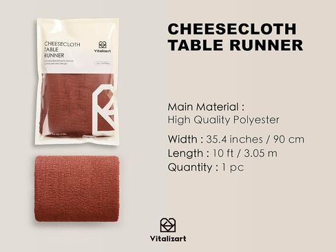 مفرش طاولة من القماش القطني من Vitalizart بطول 10 أقدام من قماش بوهو ريفي مغبر وردي وردي من الجبن ومفرش طاولة لحفلات الزفاف وحفلات الزفاف وأعياد الميلاد والخريف وديكور عيد الشكر 120 بوصة in Kuwait