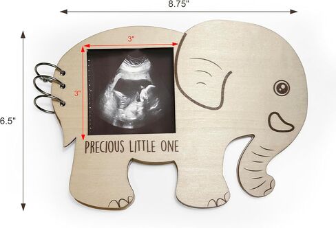 Baby Shower Guest Book with Photo Frame - Baby Shower Games for Guests - Baby Scrap Book - Baby Shower Decorations for Boy or Girl (Round) in Saudi Arabia