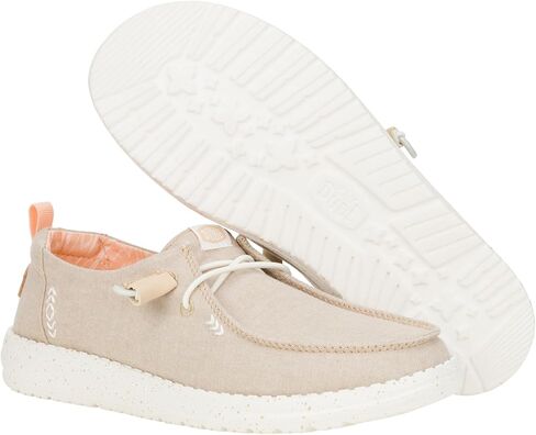 Hey Dude Wendy Chambray Light Blue Size 8, Women’s Shoes, Women’s Slip-on Loafers, Comfortable & Light-Weight in Kuwait