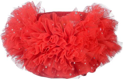 Baby Girl Ruffle Diaper Cover Newborn Infant Lace Bloomer and Flower Headband Set 0-2T in Saudi Arabia