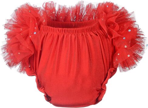 Baby Girl Ruffle Diaper Cover Newborn Infant Lace Bloomer and Flower Headband Set 0-2T in Saudi Arabia