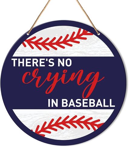 Funny Baseball Signs Wall Decor, Baseball Hanging Sign Decor Retro Sport Wall Decorations Sign for Home, Boys Room, Gift for Men Boy Baseball Player Lover Fans, Tell The Umpire He's Blind in Saudi Arabia