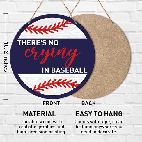Funny Baseball Signs Wall Decor, Baseball Hanging Sign Decor Retro Sport Wall Decorations Sign for Home, Boys Room, Gift for Men Boy Baseball Player Lover Fans, Tell The Umpire He's Blind in Saudi Arabia