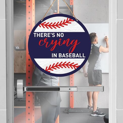 Funny Baseball Signs Wall Decor, Baseball Hanging Sign Decor Retro Sport Wall Decorations Sign for Home, Boys Room, Gift for Men Boy Baseball Player Lover Fans, Tell The Umpire He's Blind in Saudi Arabia