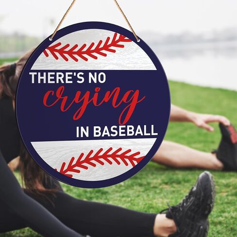 Funny Baseball Signs Wall Decor, Baseball Hanging Sign Decor Retro Sport Wall Decorations Sign for Home, Boys Room, Gift for Men Boy Baseball Player Lover Fans, Tell The Umpire He's Blind in Saudi Arabia