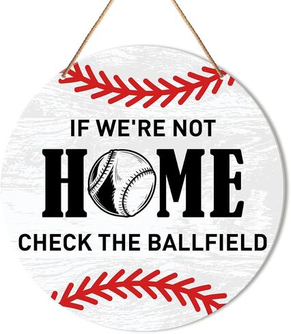 Funny Baseball Signs Wall Decor, Baseball Hanging Sign Decor Retro Sport Wall Decorations Sign for Home, Boys Room, Gift for Men Boy Baseball Player Lover Fans, Tell The Umpire He's Blind in Saudi Arabia