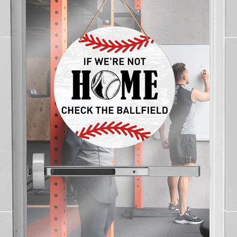 Funny Baseball Signs Wall Decor, Baseball Hanging Sign Decor Retro Sport Wall Decorations Sign for Home, Boys Room, Gift for Men Boy Baseball Player Lover Fans, Tell The Umpire He's Blind in Saudi Arabia