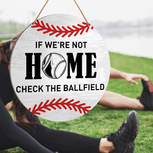 Funny Baseball Signs Wall Decor, Baseball Hanging Sign Decor Retro Sport Wall Decorations Sign for Home, Boys Room, Gift for Men Boy Baseball Player Lover Fans, Tell The Umpire He's Blind in Saudi Arabia