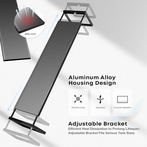 مصباح LED لحوض السمك من سلسلة MagTool Brite مع مصابيح LED RGB+W يمكن التحكم فيها من خلال التطبيق، دعامة قابلة للتمديد، يدعم ألوان شروق الشمس/غروب الشمس المخصصة في الأوضاع اليدوية/التلقائية/المخصصة (Brite 60) in Saudi Arabia