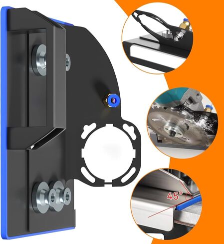 Angle Grinder Stand for Tile 45° Chamfer Cutting, Cutting Ceramic Stone Chamfering Tool for 100-Type Angle Grinders with Gloves & 39IN Hose in Saudi Arabia