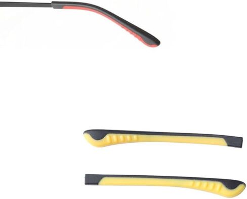 Child Eyeglass End Tips Ear Sock Pieces Silicone Eyewear Anti-Slip Comfort Replacement Tips Metal Eyeglass Legs in Saudi Arabia