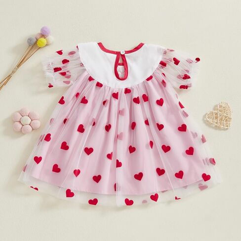Toddler Girl Christmas Dress Santa Embroidery Short Sleeve Princess Dress + Headband Smocked Baby Girl Clothes in Saudi Arabia