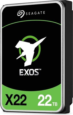 Seagate Exos X22 22TB SATA 6Gb/s 7200RPM 3.5 "محرك الأقراص الصلبة للمؤسسات - ST22000NM001E (متجدد) in Saudi Arabia