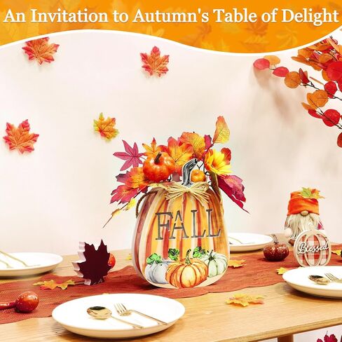 [Lighted & Timer]Fall Decorations Truck Sign Lighted Fall Wreath Fall Signs with Sunflower Maples Leafed Pumpkin Berried Hanging Fall Door Signs Thanksgiving Table Decorations for Home Indoor Outdoor in Kuwait