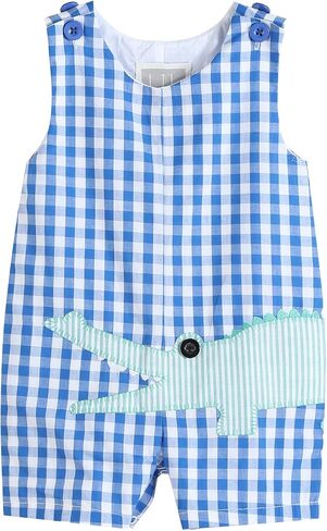 Lil cactus Boys Baby and Toddler Applique Shortall Overalls Romper in Saudi Arabia