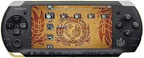 Sony PSP Slim and Lite 3000 Series Handheld Gaming Console with 2 Batteries and Memory Card (Renewed) (Monster Hunter) in Saudi Arabia