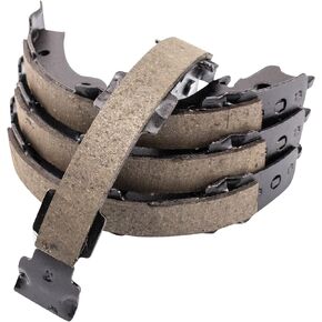 TRQ Parking Brake Shoe Set Compatible with Pontiac Vibe Scion Toyota Celica Corolla Matrix