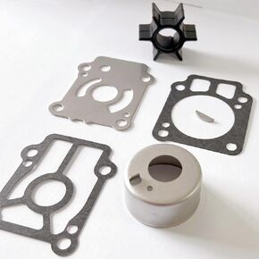 Gtion 3R0-87322-0 3NV-87322-0 Compatible with 3NV-87322-0 Tohatsu Outboard Water Pump Impeller Repair Kit for Tohatsu 25HP 30HP 4-Stroke