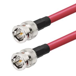 Superbat SDI Cable BNC Cable 3G/6G/12G SDI Cable 50ft (Belden 1694A Red), Supports UHD 3G-SDI/6G-SDI/4K/8K Video Recoder Converter, Precision BNC Video Cable